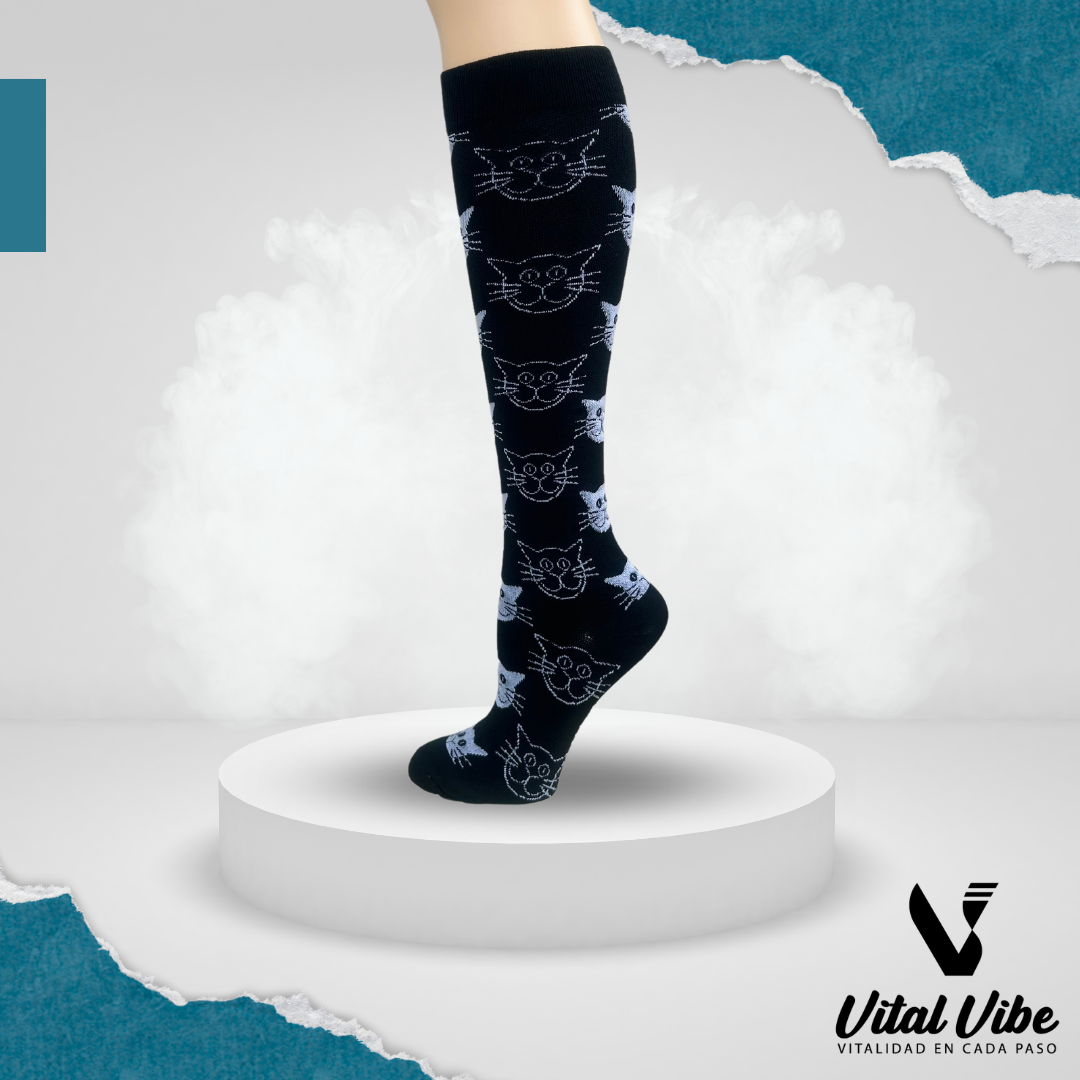 Vital Vibe™ EcoFlex Bamboo™ - Medias de Compresión (15-20mmHg)