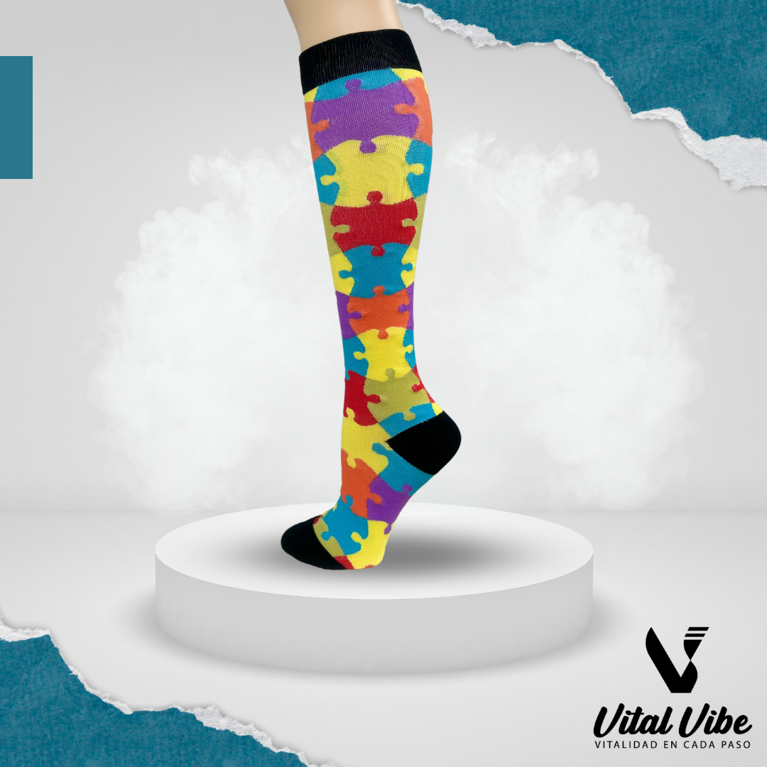 Vital Vibe™ - Medias de Compresión (15-20mmHg)