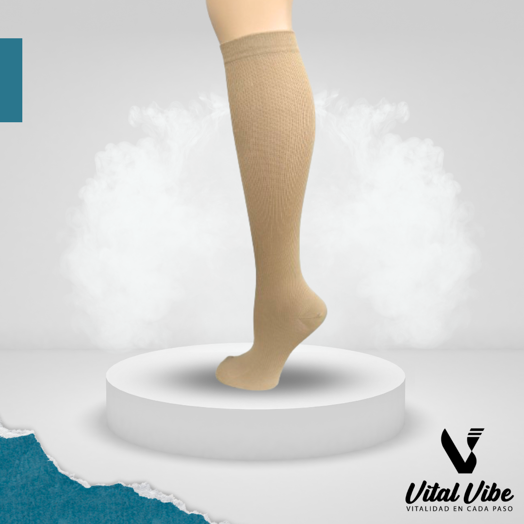 Vital Vibe™ EcoFlex Bamboo™ - Medias de Compresión (15-20mmHg)