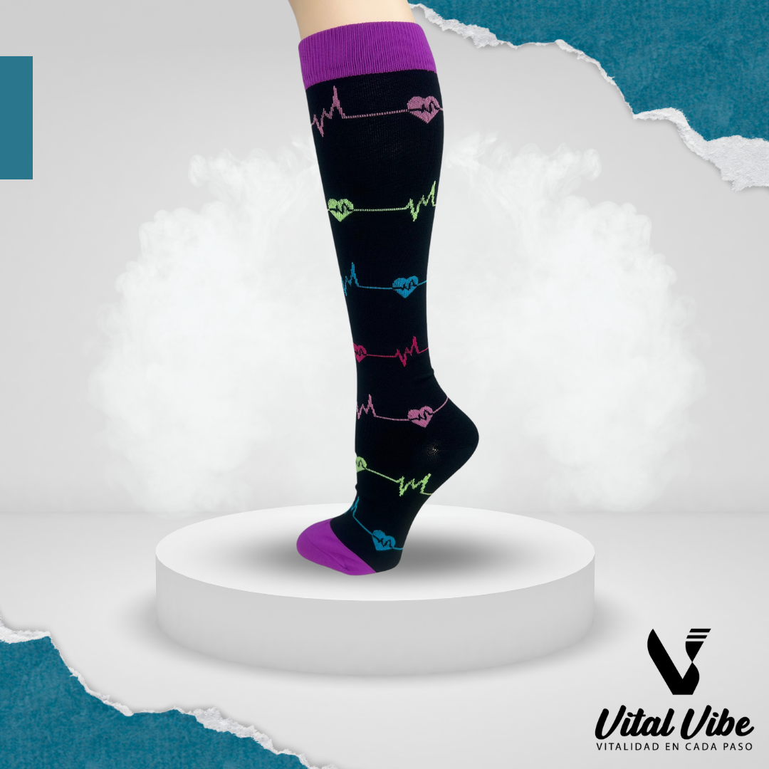 Vital Vibe™ - Medias de Compresión (15-20mmHg)
