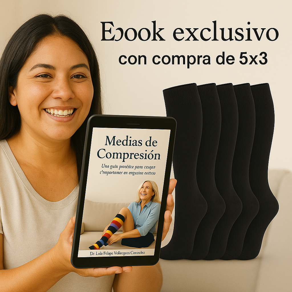 Vital Vibe™ EcoFlex Bamboo™ - Medias de Compresión (15-20mmHg)